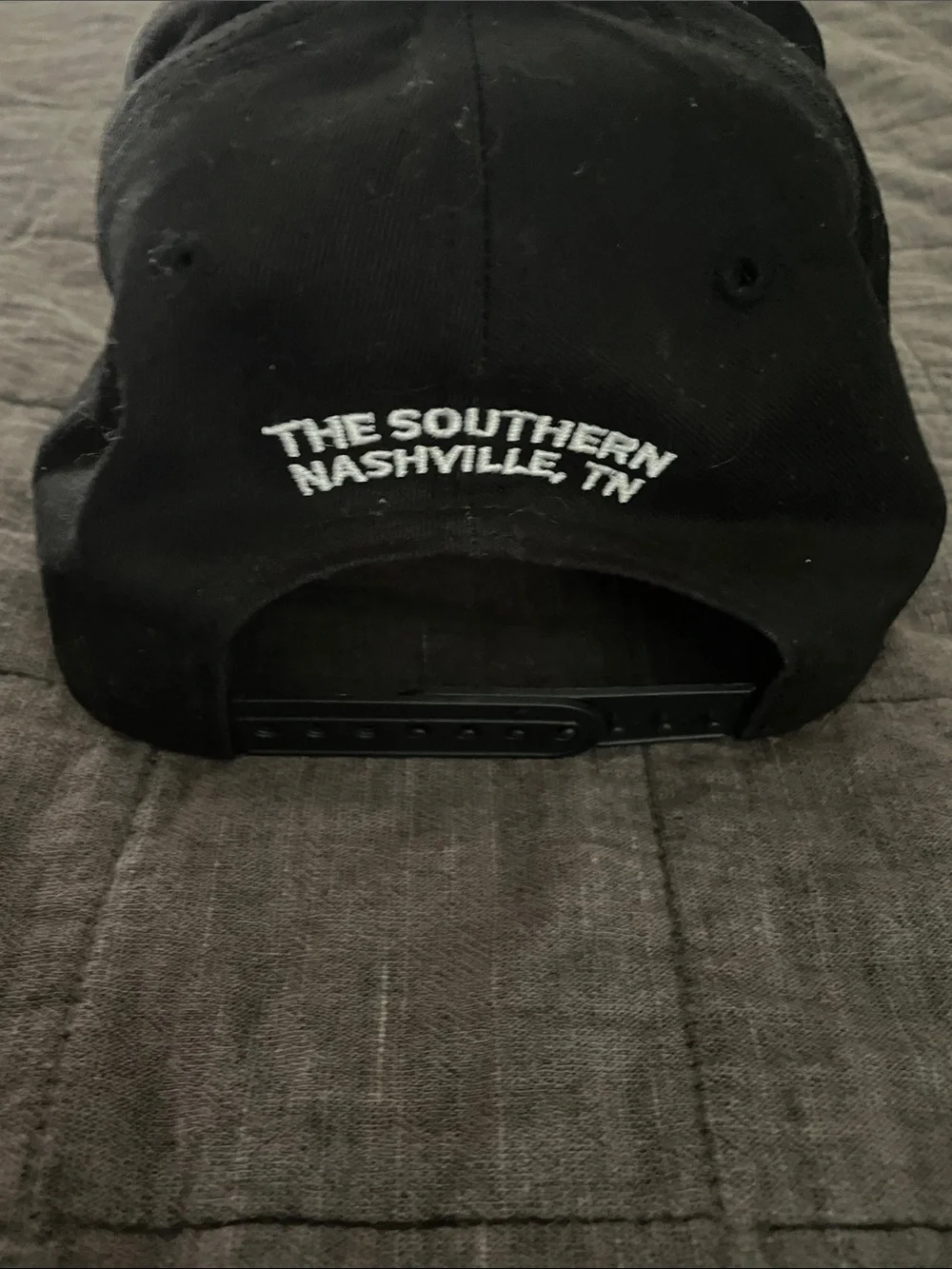 Smoke Meat Every Day Black Embroidered Snapback Hat